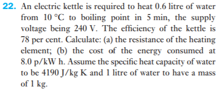 The physics of a boiling kettle – my question to the commission!