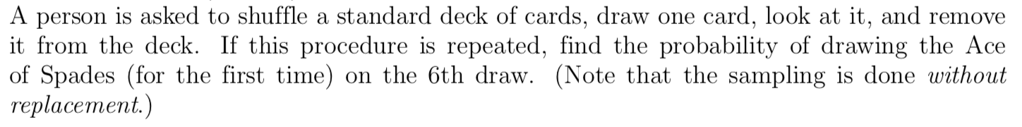 Solved I'm not sure if this is a hypergeometric | Chegg.com