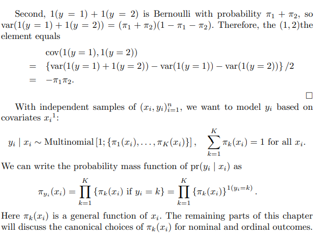 21.1 Hessian matrix in the multinomial logit model | Chegg.com