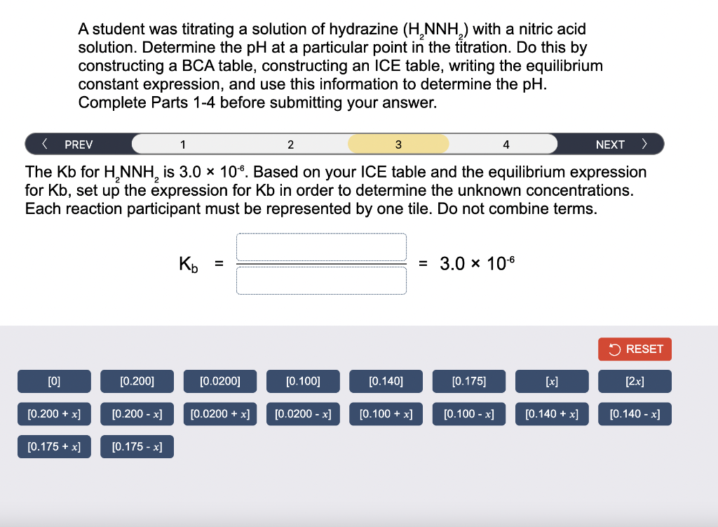 Solved A Student Was Titrating A Solution Of Hydrazine | Chegg.com