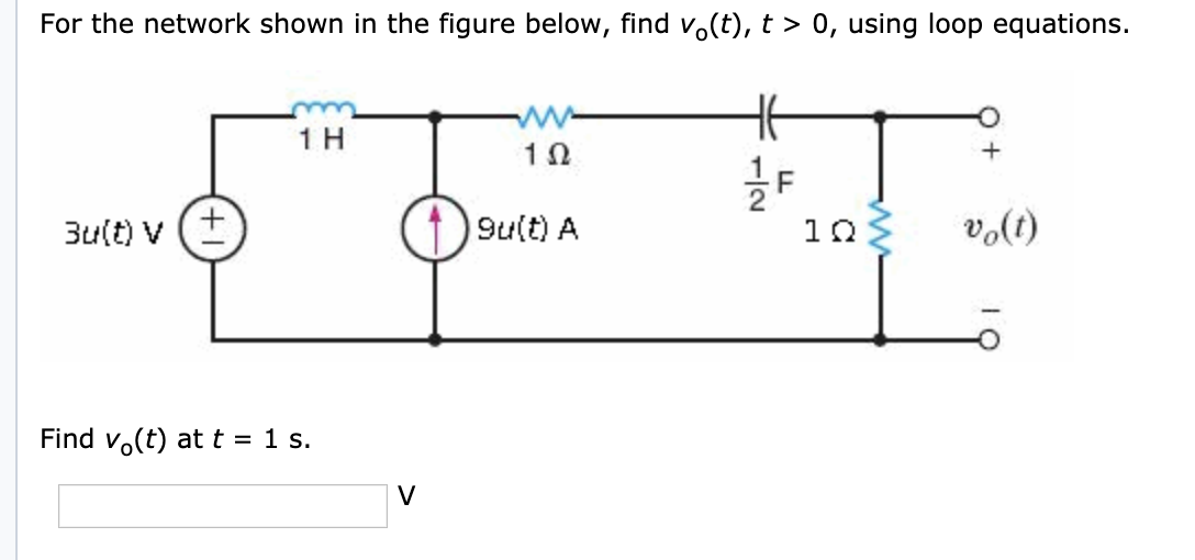 Solved For the network shown in the figure below, find | Chegg.com