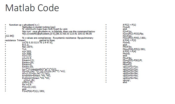Solved Matlab Code : function vp= physbem (t,v) \%physbe cv | Chegg.com