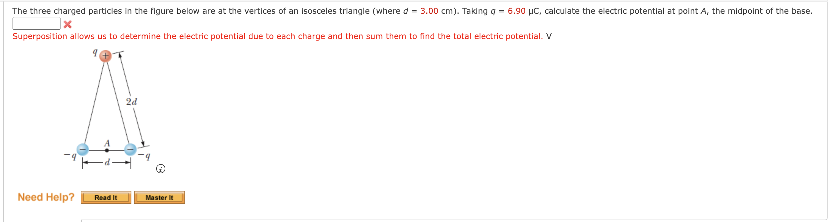 Solved Superposition allows us to determine the electric | Chegg.com