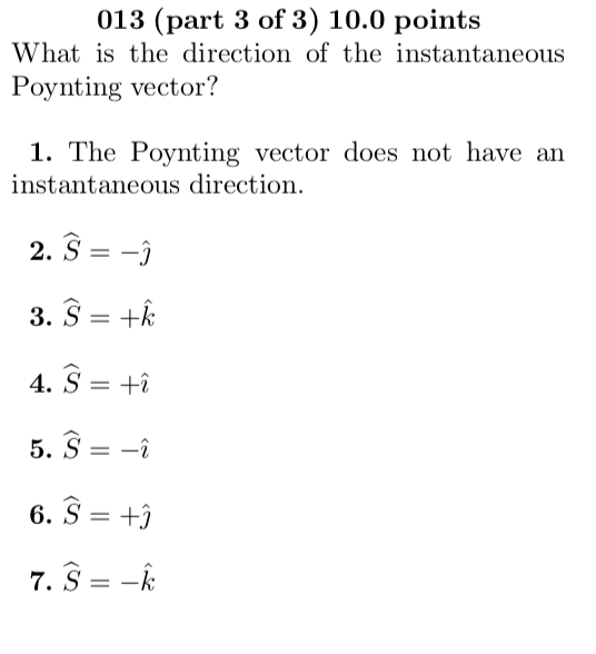 Solved 1 3 Consider A Monochromatic Electromagnetic Plane Chegg Com