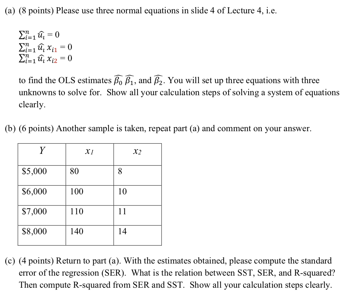 Solved Q3 18 Points Consider The Following Multiple Re Chegg Com