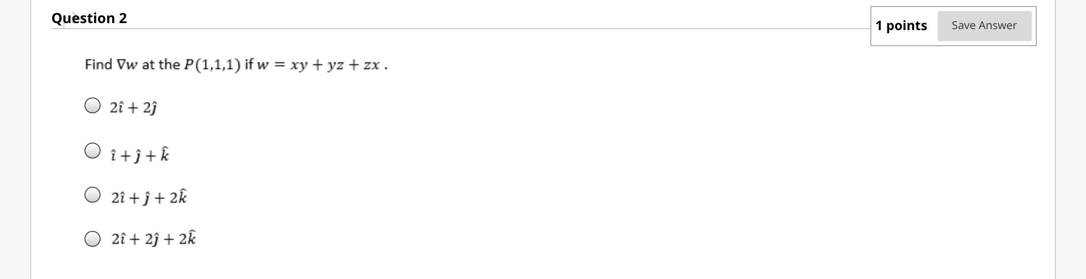 Solved Question 2 1 points Save Answer Find Vw at the | Chegg.com