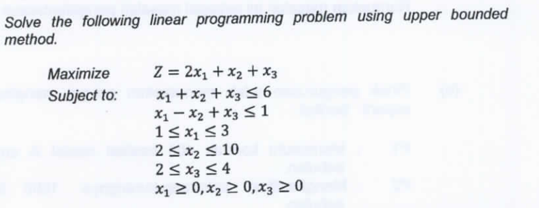 Solved Solve the following linear programming problem using | Chegg.com