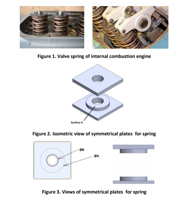 A head and typical valve spring of an internal | Chegg.com