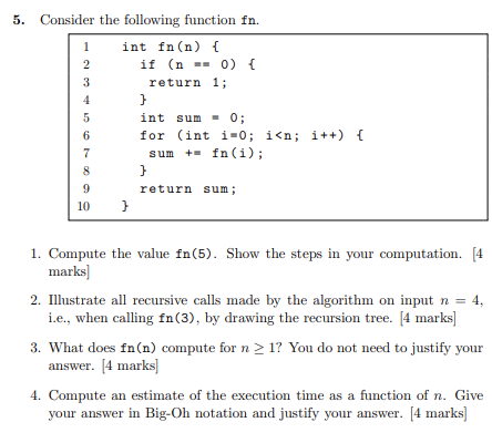 Solved (a) A BST for questions 2(b)-(d). (b) The BST for | Chegg.com
