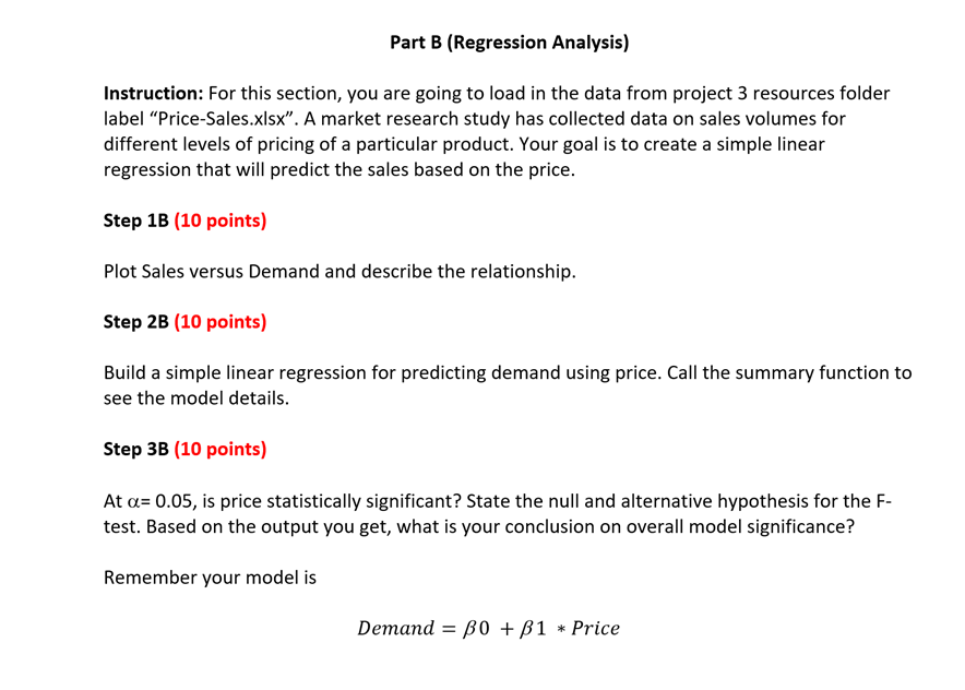 Instruction: For this section, you are going to load | Chegg.com