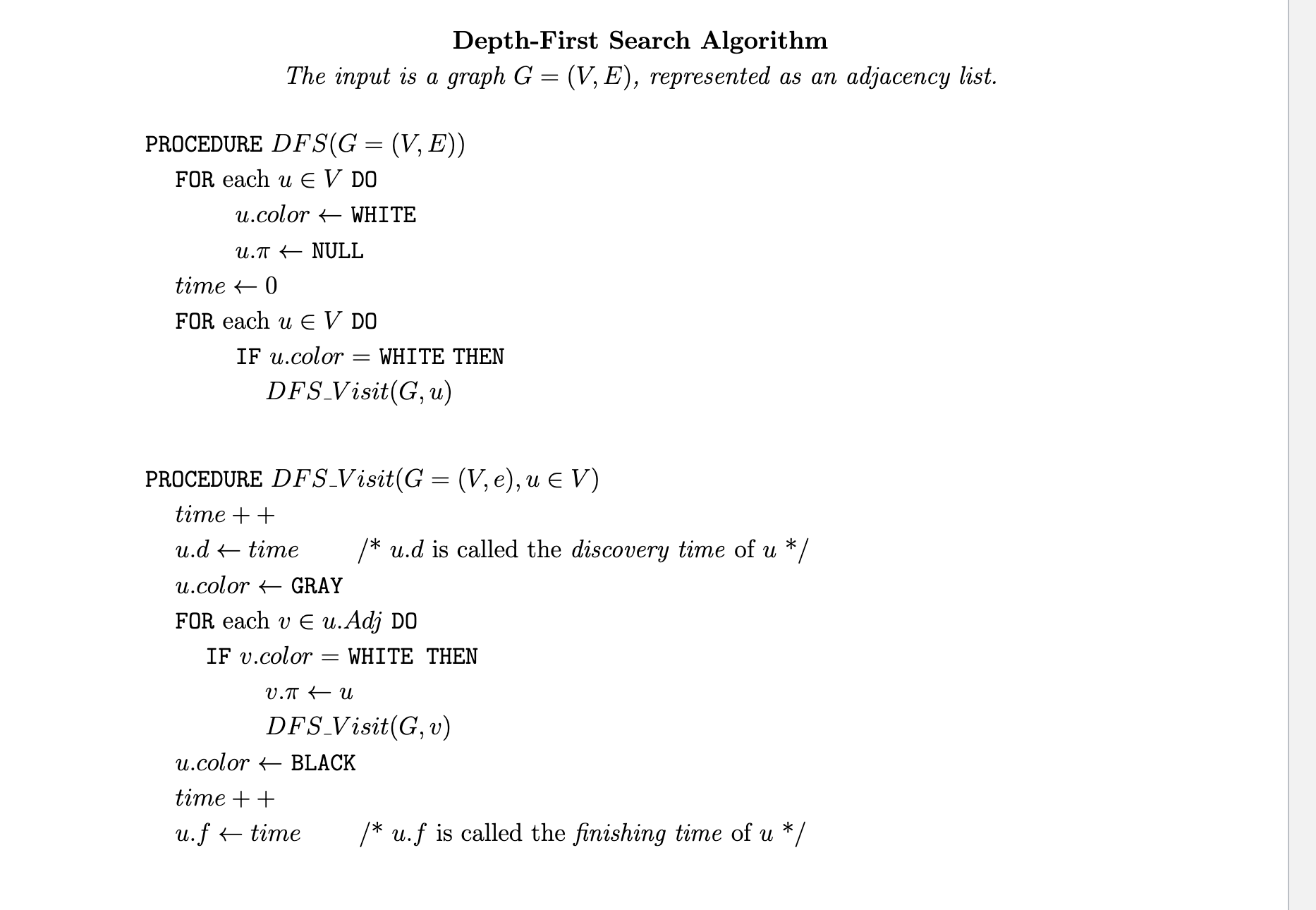 Solved 3.) (25 points) Perform a depth-first search on the | Chegg.com
