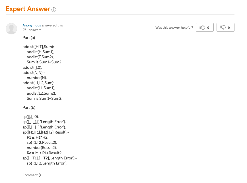 Solved DEAR CHEGG EXPERT, TOP BE DONE IN PROLOG ONLY PLEASE | Chegg.com