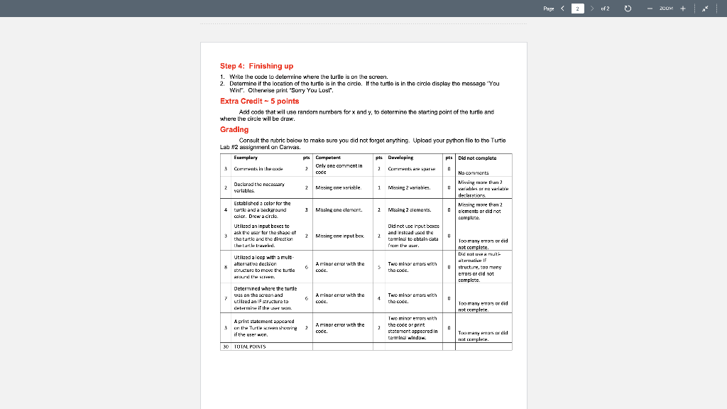 Solved Turtle Lab \#2 General Directions In this lab you wil | Chegg.com