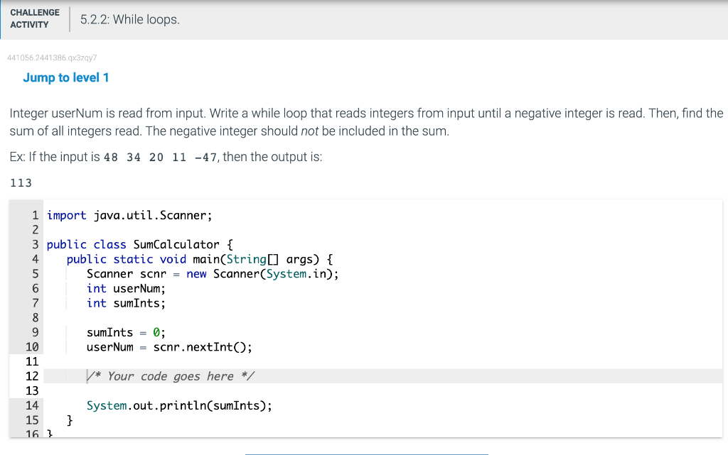 Solved 5.2.2: While Loops. Integer UserNum Is Read From | Chegg.com