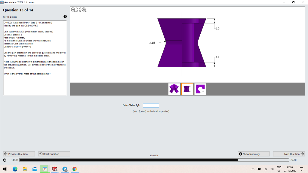 Solved: Associate - CSWA FULL Exam Question 13 Of 14 For 1... | Chegg.com