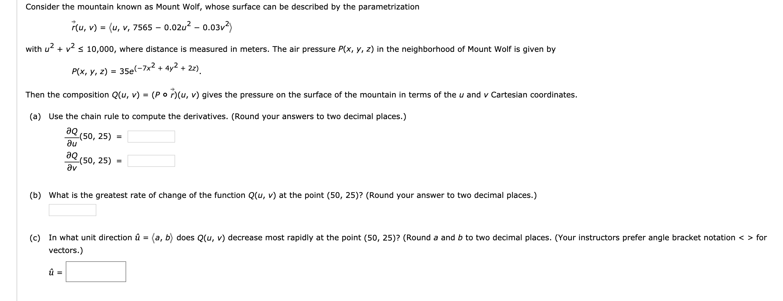 Solved Consider The Mountain Known As Mount Wolf Whose S Chegg Com