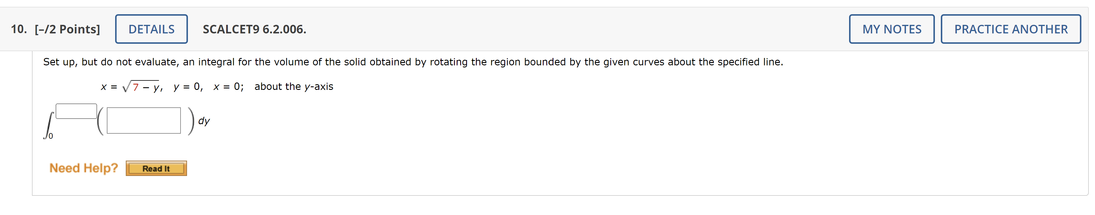 Solved Set Up, But Do Not Evaluate, An Integral For The | Chegg.com