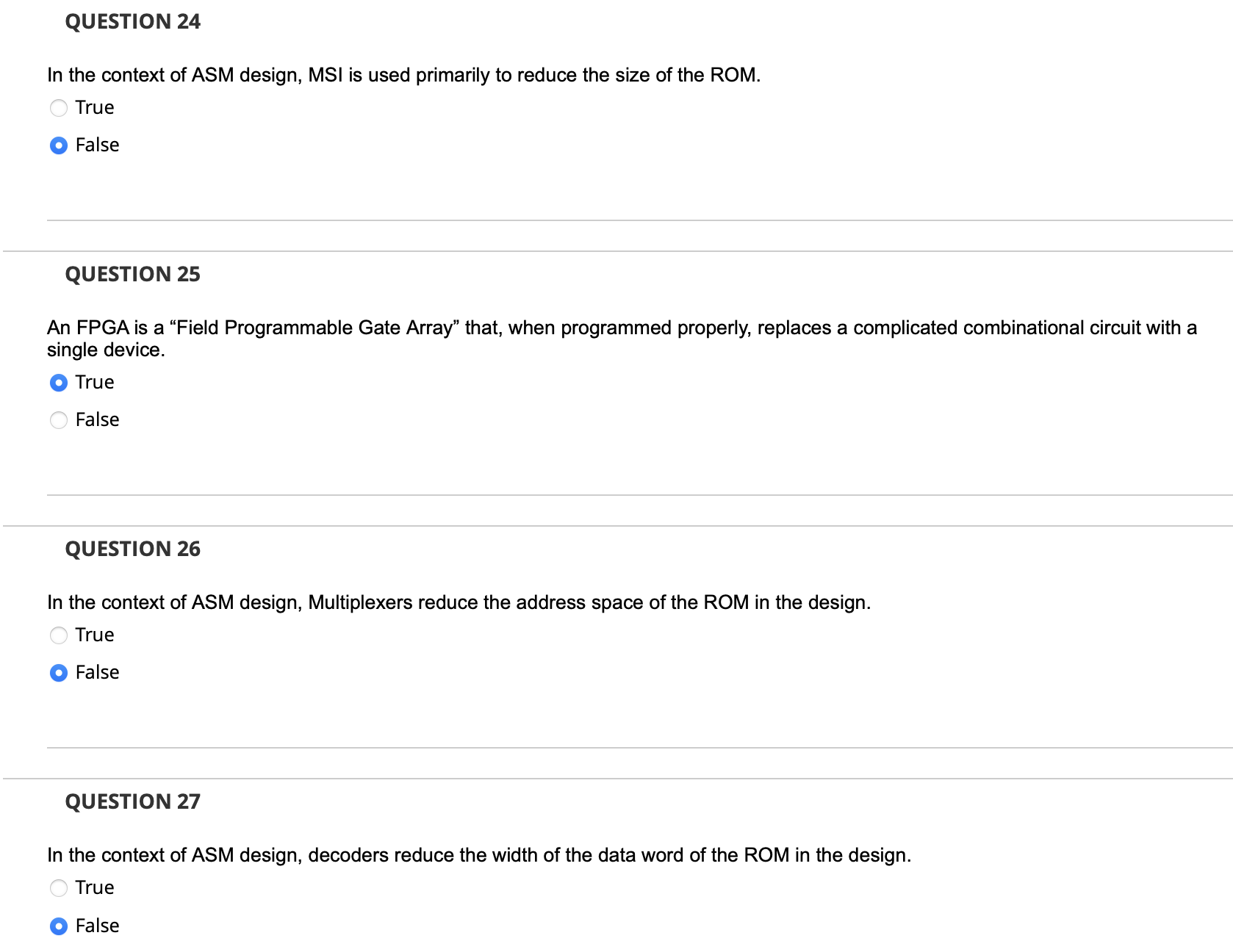 Solved In the context of ASM design, MSI is used primarily | Chegg.com