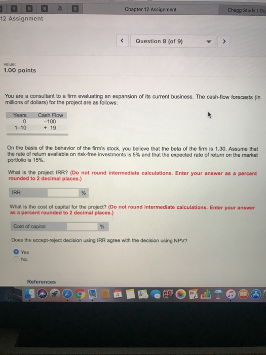 Solved Chapter 12 Assignment Chegg Study | Gu 12 Assignment | Chegg.com