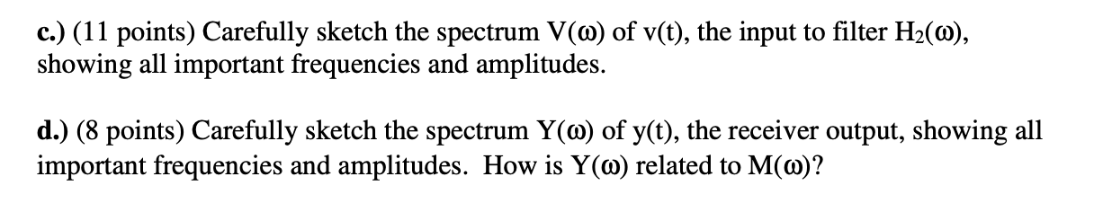 Solved 3. (35 points) The figure below shows an AM | Chegg.com