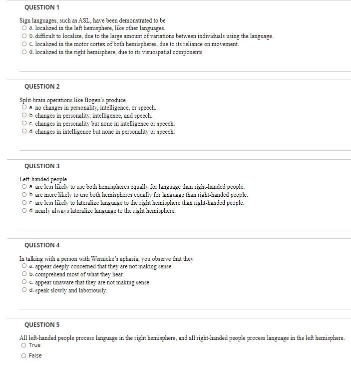 Solved Can you help me with these Psychology problems? I | Chegg.com