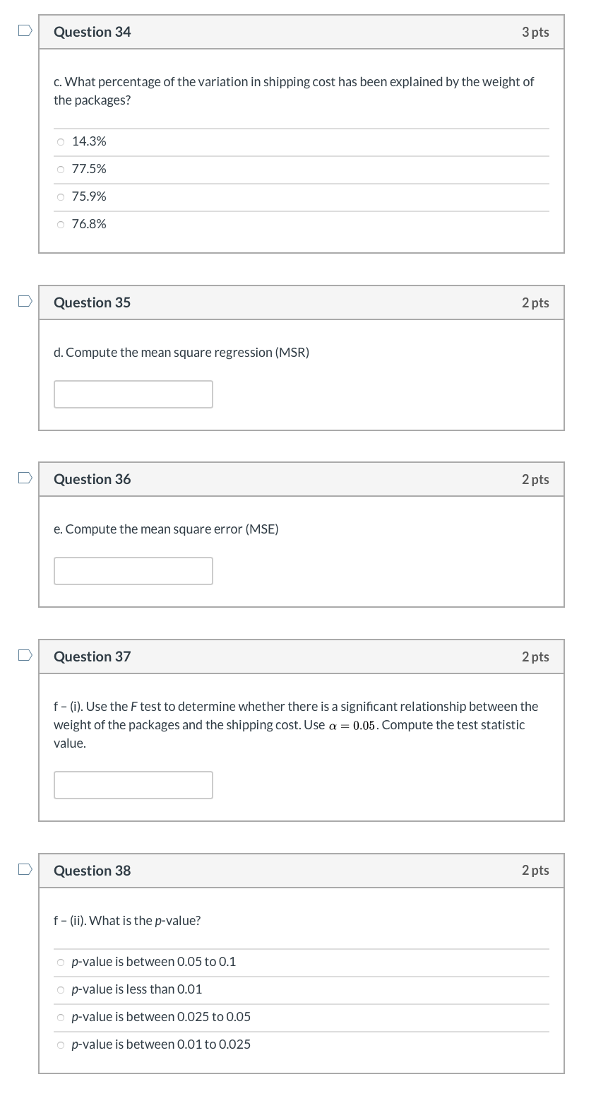 Need help with this problem! it is incredibly long | Chegg.com