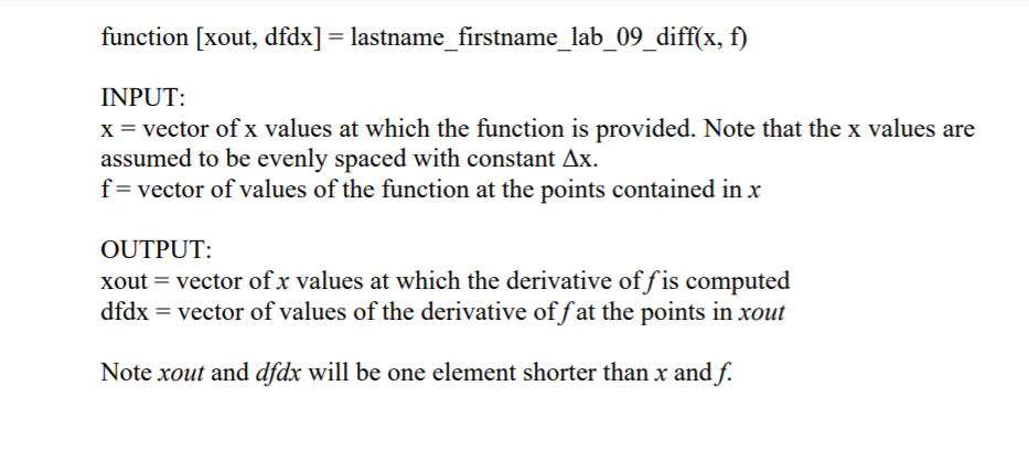 I need help on this lab, Use matlab, leave it well | Chegg.com
