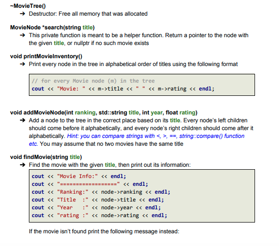 (Solved) : Movietree Definition Leave File Modify Anything Pragma ...