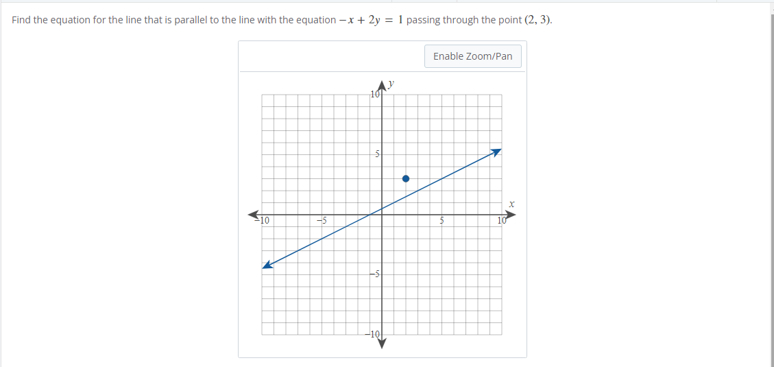Solved Find the equation for the line that is parallel to | Chegg.com