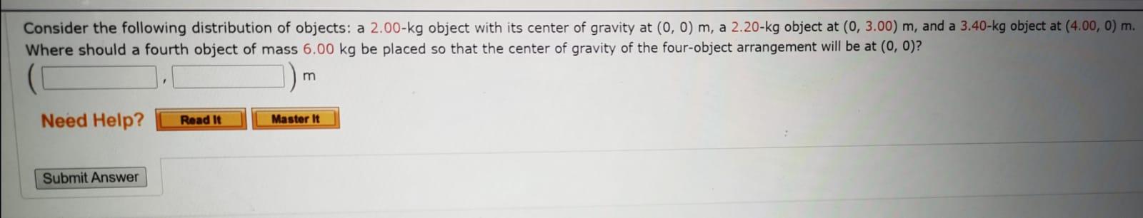 Solved Consider the following distribution of objects: a | Chegg.com