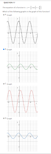 Solved QUESTION 12 The equation of a functions - Which of | Chegg.com