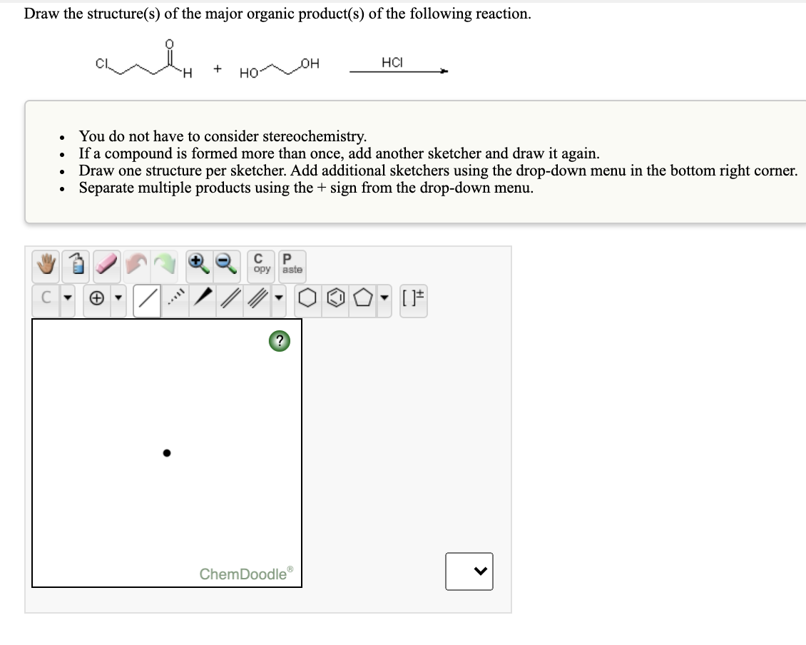 Solved Draw the structure(s) of the major organic product(s) | Chegg.com