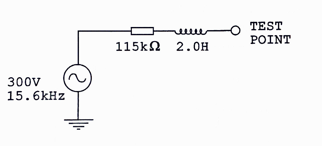 The diagram below shows a test probe, its cable, and | Chegg.com