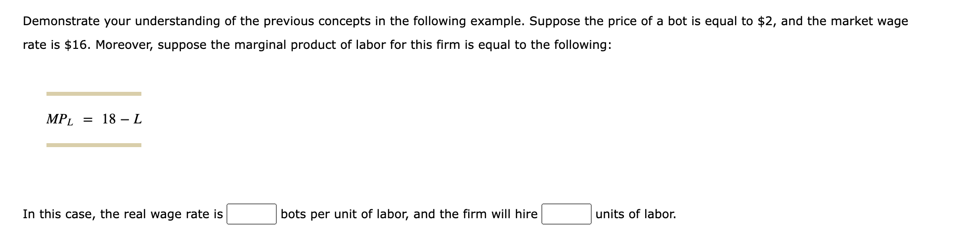 Solved 2. The Firm's Problem Consider A Competitive Firm | Chegg.com