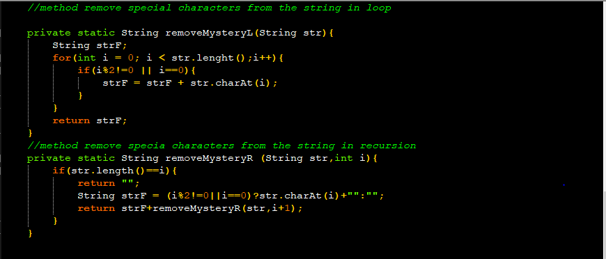 Solved JAVA Given a string str, you are to transform it and | Chegg.com