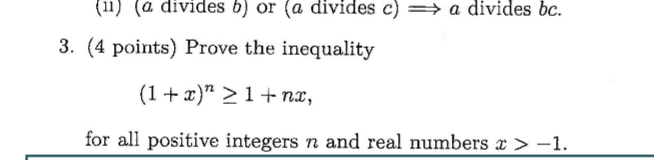 Solved (11) (a Divides B ) Or (a Divides C) A Divides Bc. 3. | Chegg.com