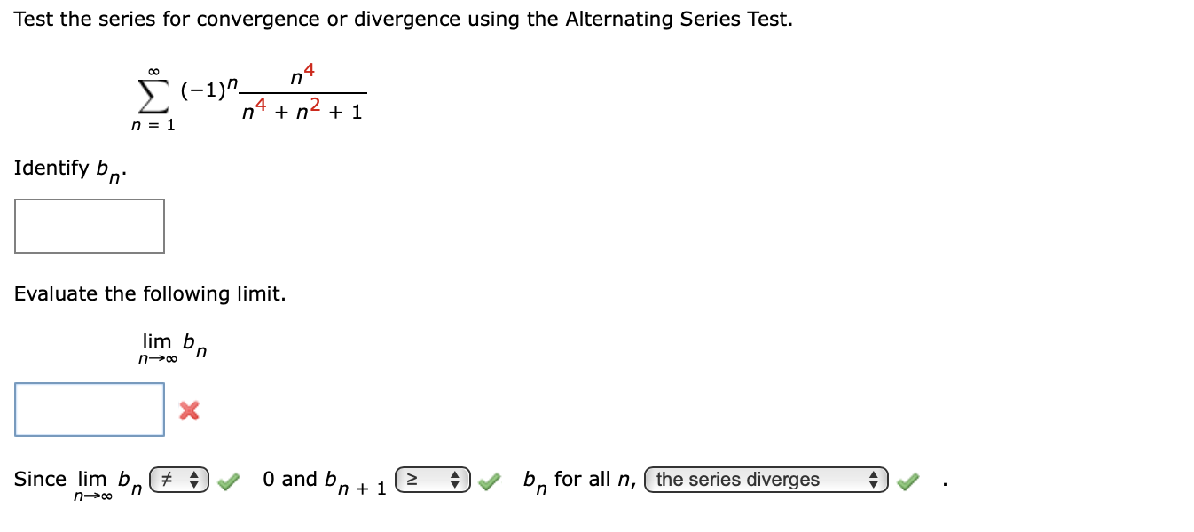 Solved Test The Series For Convergence Or Divergence Using Chegg