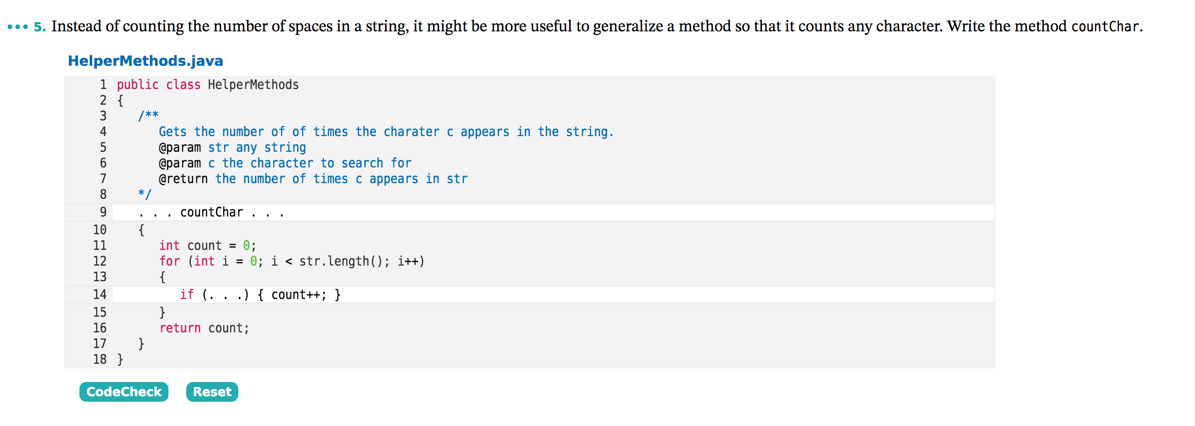 solved-instead-of-counting-the-number-of-spaces-in-a-string-chegg