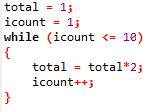 Solved Determine the value in the total after the loop is | Chegg.com