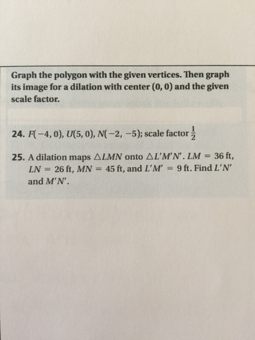 Solved Graph the polygon with the given vertices. Then graph | Chegg.com