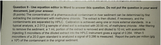 Solved Please help me solve this question and show ALL work! | Chegg.com