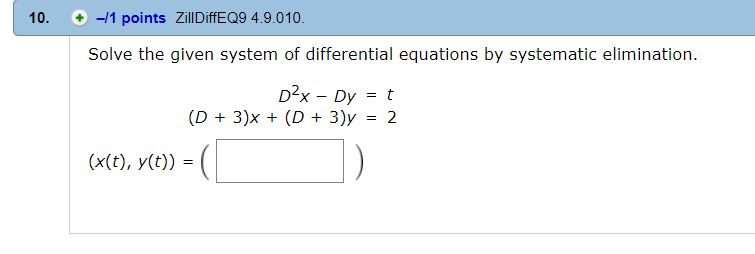 Solved Please help me solve these DE problems. Please show | Chegg.com