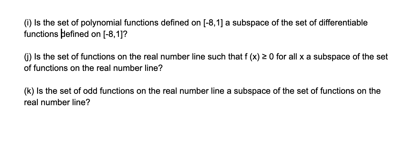 Solved (a) Is The Set {(3b,2b,−5b)∣b∈R} A Subspace Of R3 ? | Chegg.com