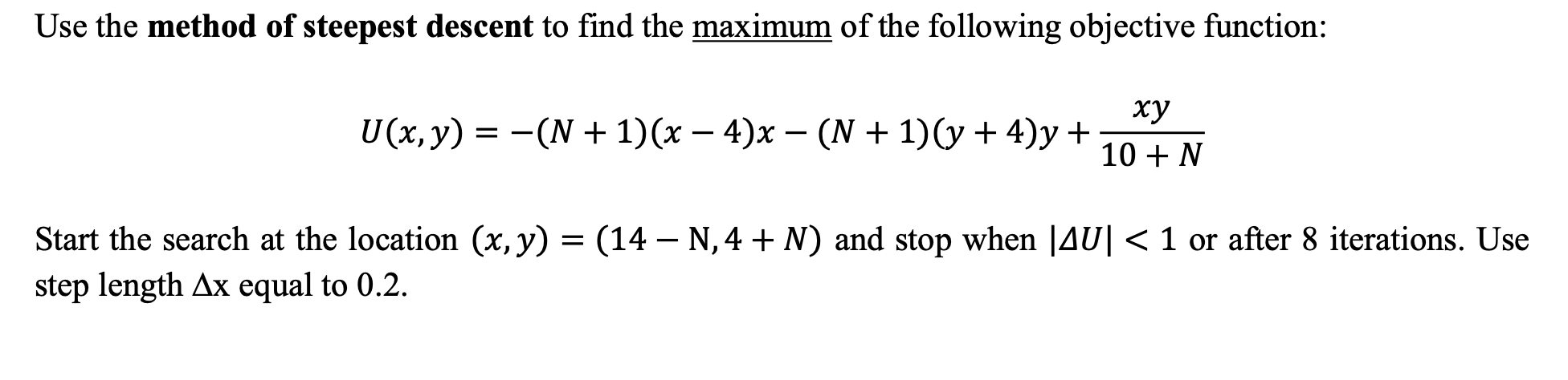 Solved Use the method of steepest descent to find the | Chegg.com