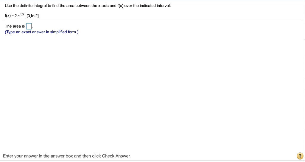 Solved Use the definite integral to find the area between | Chegg.com