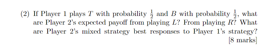 Solved Question 2. [40 marks] Consider the following two | Chegg.com