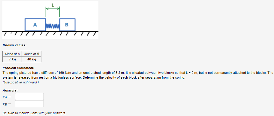 Solved Known Values: Mass Of A Mass Of B | Chegg.com