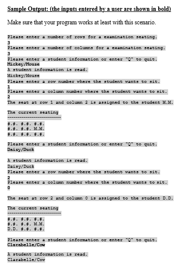 Solved In this assignment, we will be making a program that | Chegg.com
