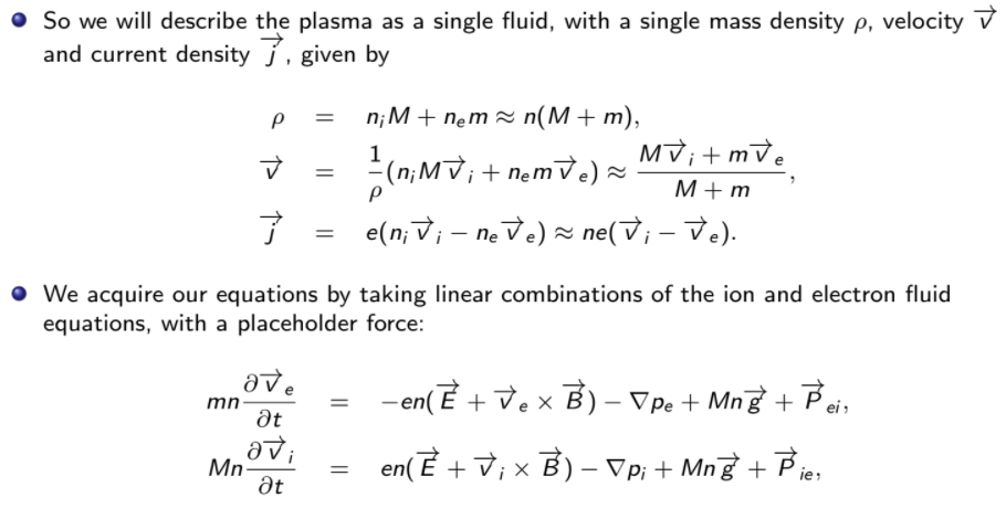 Solved Derive In Full The Complete Set Of Mhd Equations, 