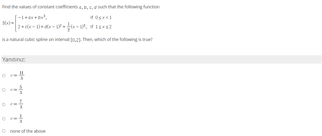 Solved Find The Values Of Constant Coefficients A, B, C, D | Chegg.com